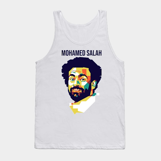 Mohamed Salah on WPAP Style 2 Tank Top by pentaShop